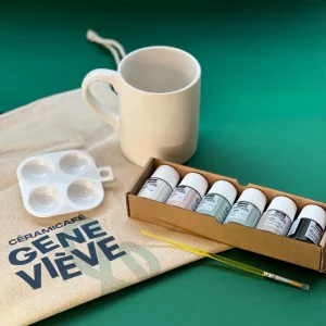 Mug à décorer - Peinture sur émail sans four de potier