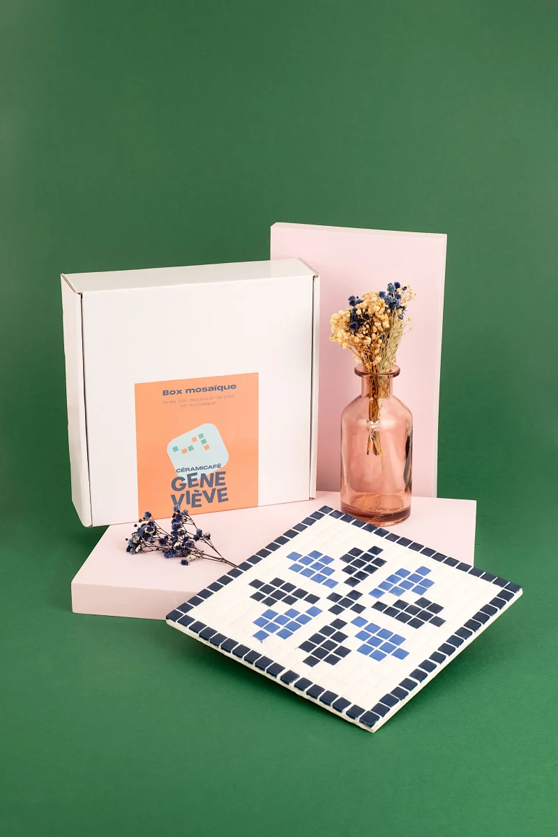 Box dessous de plat en mosaïque – Image 2