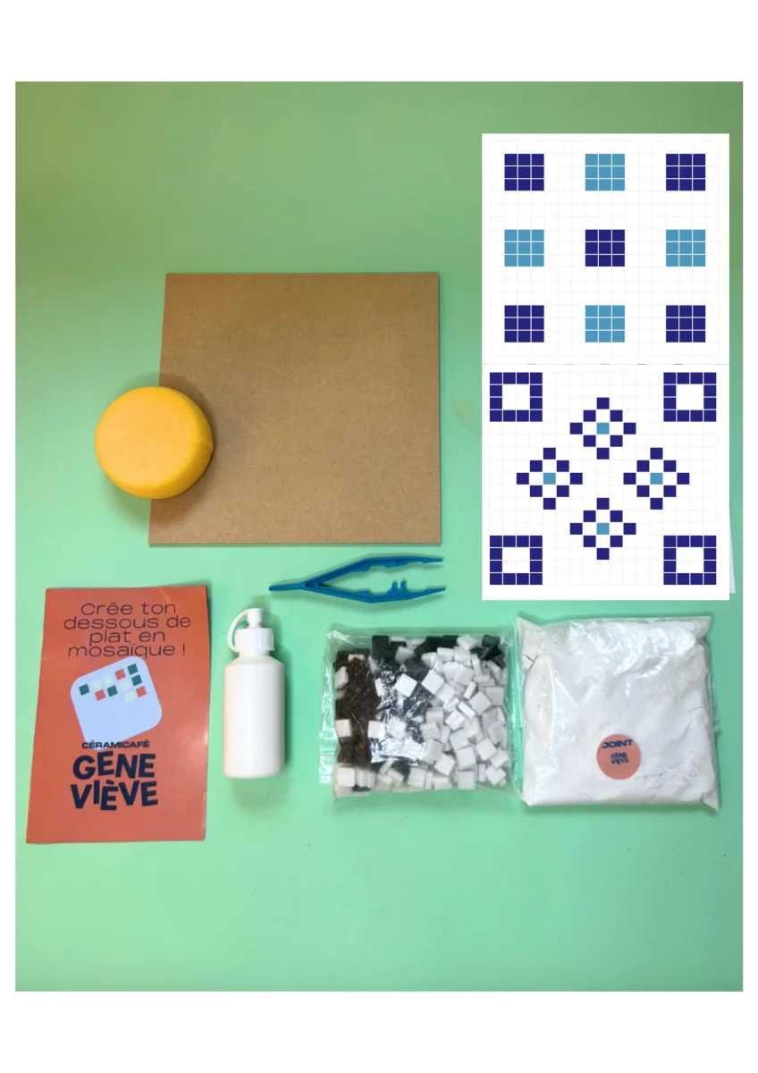 Box dessous de plat en mosaïque – Image 5